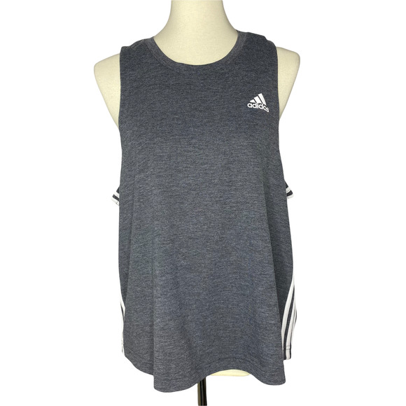 Adidas PrimeGreen Aeroready Training Grey Tank Top XL NWT - Picture 1 of 8